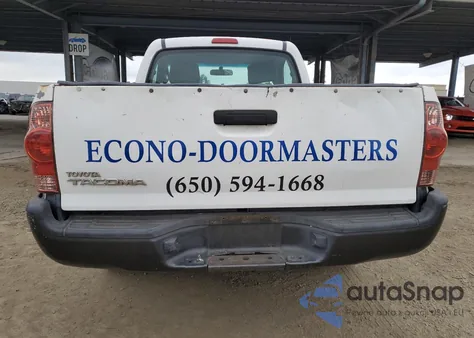 2008 Toyota Tacoma from USA, damaged, VIN 5TENX22N78Z484654